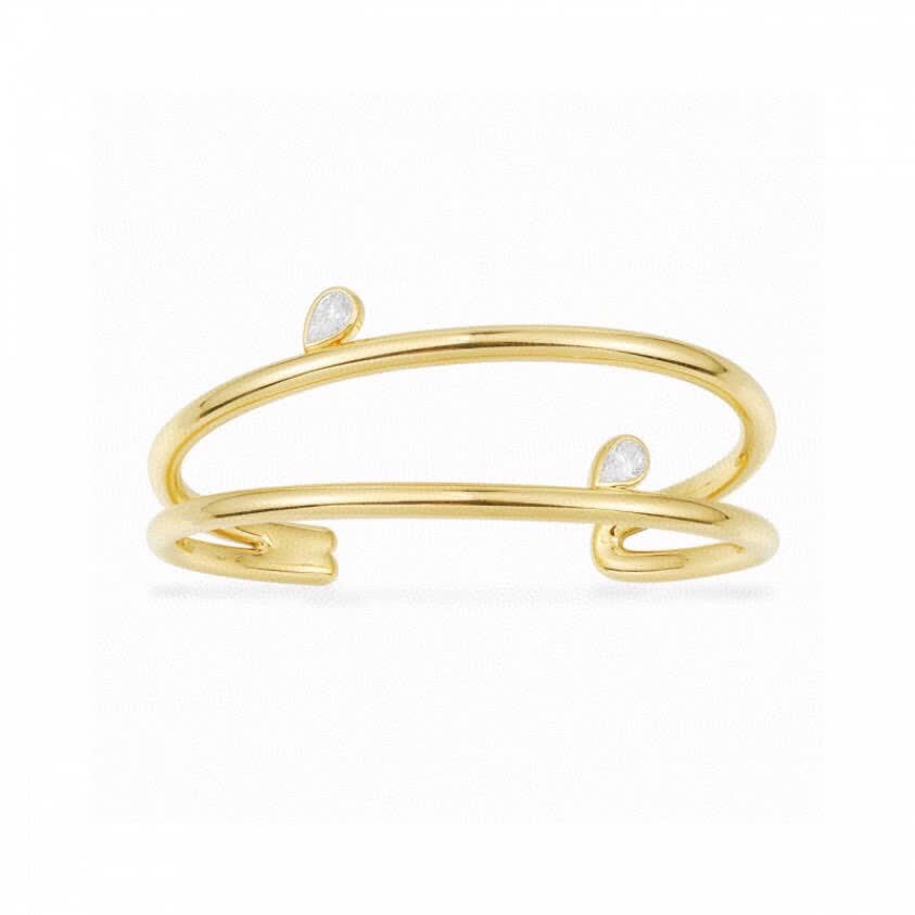 APM Monaco Gold-Tone Crystal Embellished Bracelet APM Monaco Gold-Tone Crystal Embellished Bracelet